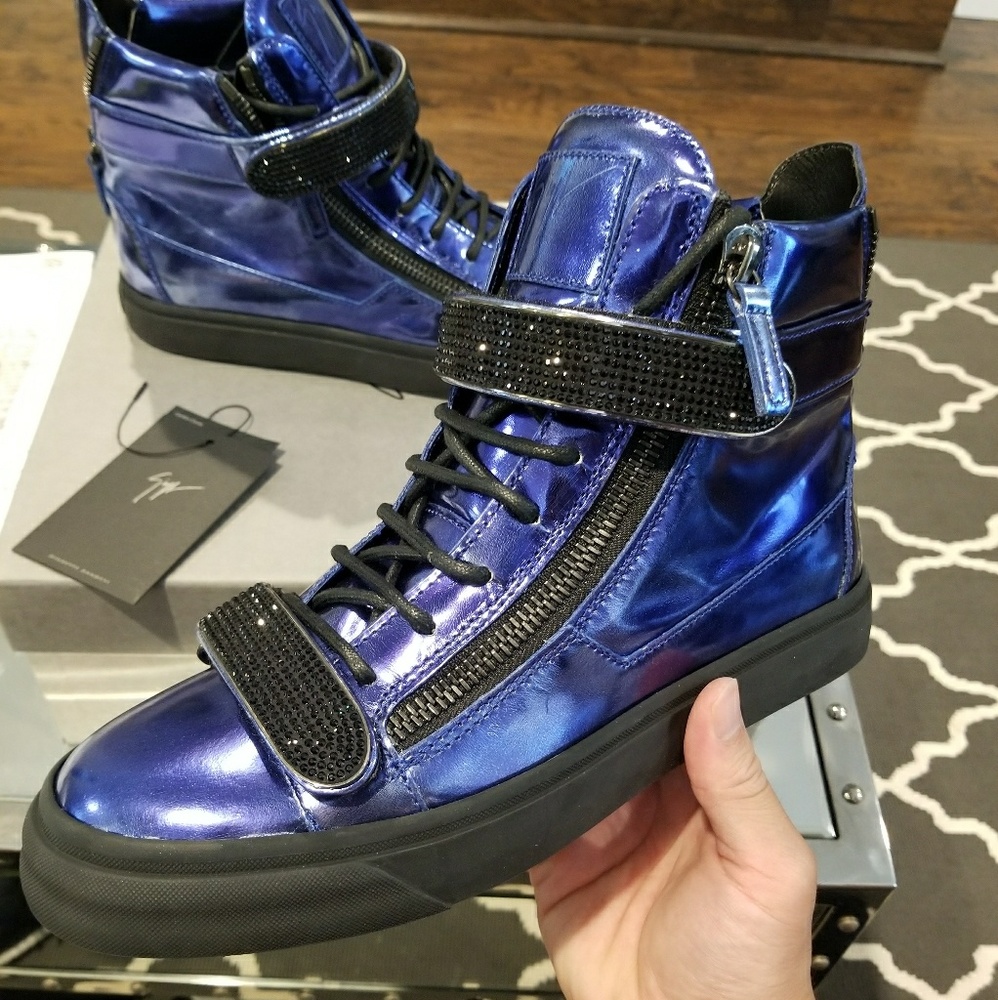 Giuseppe Zanotti Double Bar Sneaker  US Men 8